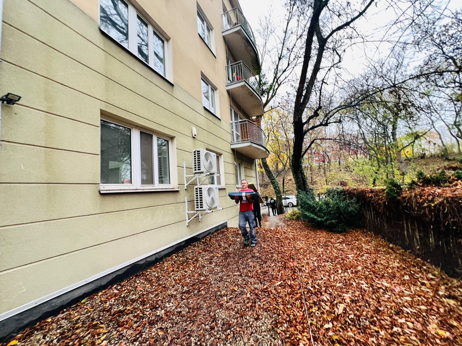 Budynek podczas oględzin energetycznych